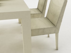 dining table set 52 3Dモデル