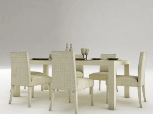 dining table set 53 3D Model