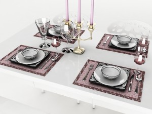 dining table set 54 3D Model