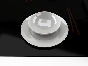 dining table set 55 Modelo 3D