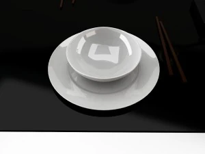 dining table set 55 3D Model