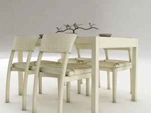 dining table set 55 3D Model