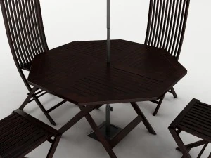dining table set 57 3D Model