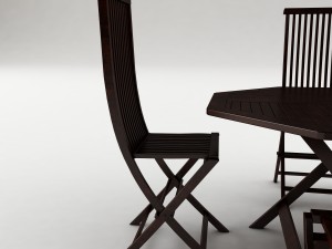 dining table set 57 3D Model