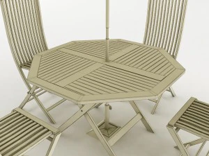 dining table set 57 3D Model