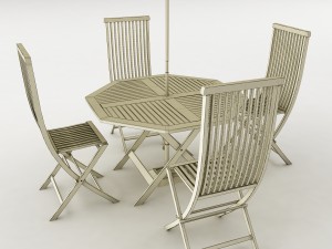 dining table set 57 3D Model