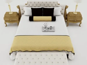 badroom set 002 3D Model