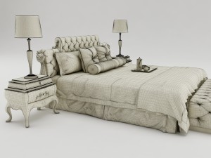 badroom set 002 3D 모델