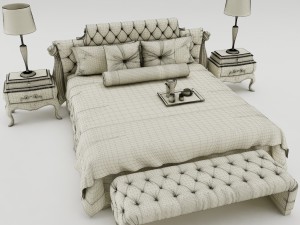 badroom set 002 3D 모델