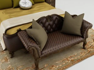 bedroom set 003 3D Model