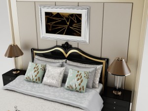 bedroom set 004 3D मॉडल
