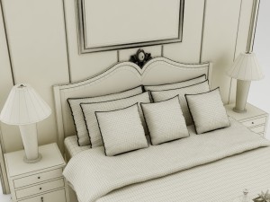 bedroom set 004 3D मॉडल