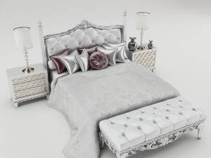 bedroom set 005 3D Model