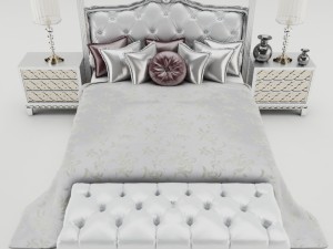 bedroom set 005 3D Model