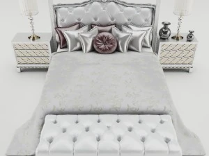 bedroom set 005 3D Model