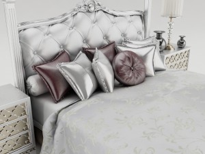 bedroom set 005 3D Model