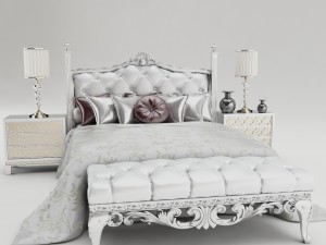 bedroom set 005 3D Model