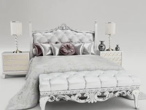 bedroom set 005 3D Model