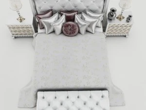 bedroom set 005 3D Model