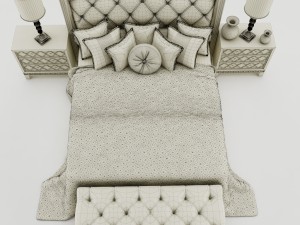 bedroom set 005 3D Model