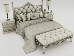 bedroom set 005 3D Model