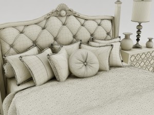 bedroom set 005 3D Model