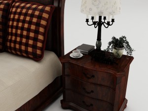 bedroom set 006 3Dモデル