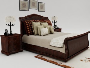 bedroom set 006 3Dモデル