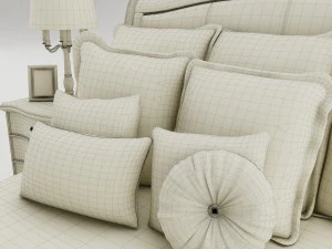 bedroom set 006 3D Model