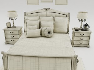 bedroom set 006 3Dモデル