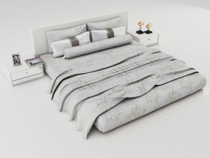 bedroom set 007 3D Model