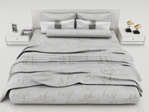 bedroom set 007 3D Model