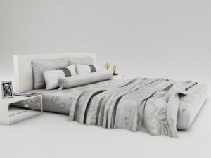 bedroom set 007 3D 模型