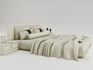 bedroom set 007 3D 模型
