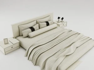 bedroom set 007 3D Model