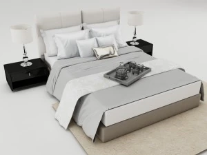 set da letto 008 Modello 3D