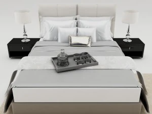bedroom set 008 3D Model