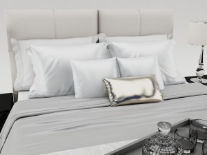 bedroom set 008 Model 3D