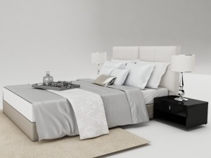 bedroom set 008 Model 3D
