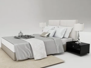 bedroom set 008 3D Model