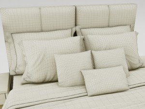 bedroom set 008 Model 3D