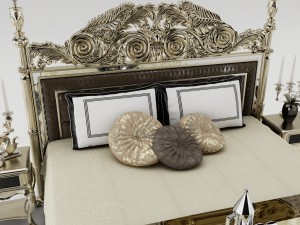 bedroom set 009 Model 3D