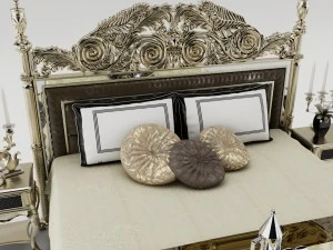 bedroom set 009 3D Model