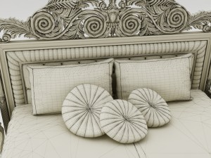 bedroom set 009 Model 3D