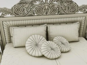 bedroom set 009 3D Model