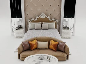 bedroom set 010 3D Model