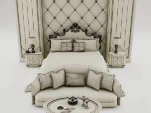 bedroom set 010 3D Model