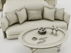 bedroom set 010 3D Model