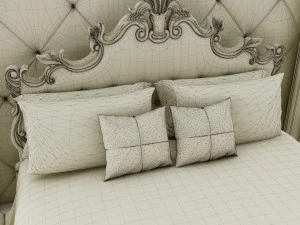 bedroom set 010 3D Model