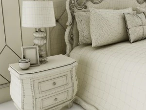 bedroom set 010 3D Model